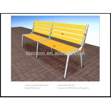 outdoor public bench
